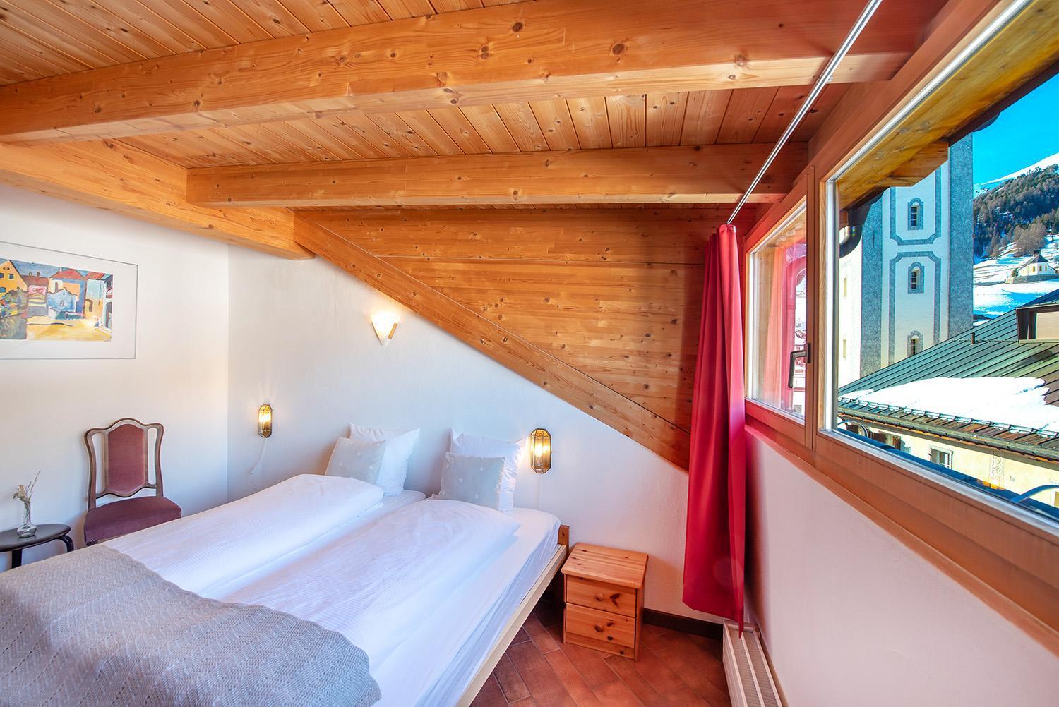 Bed and Breakfast Weisses Kreuz - Crusch Alva Samedan Exteriér fotografie